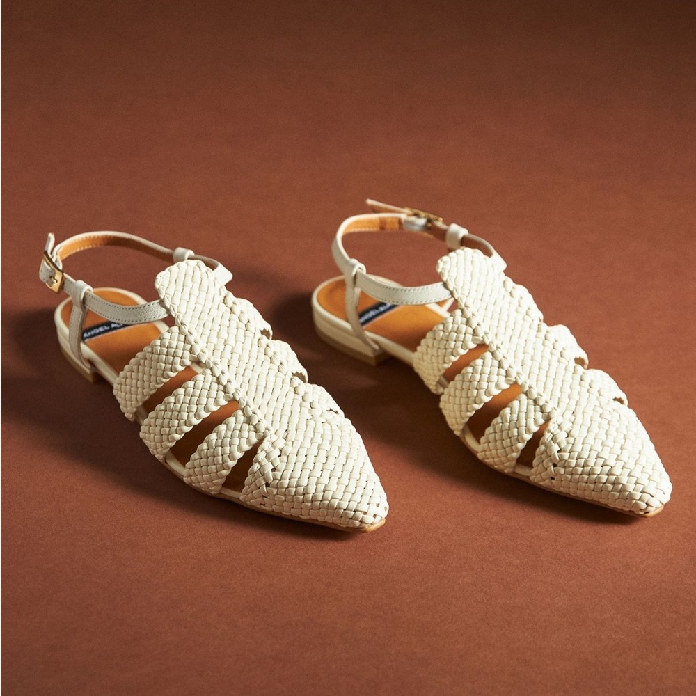 Anthropologie Angel Alarcon Fisherman Flats - Brand new in box